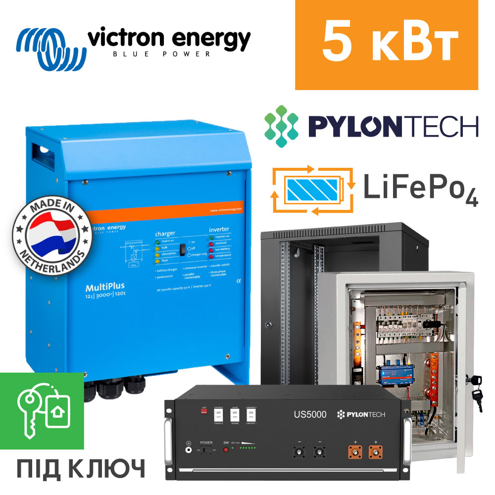 Система резервного питания 5 кВт ИБП Victron (под ключ) 6257 $ - PowerON